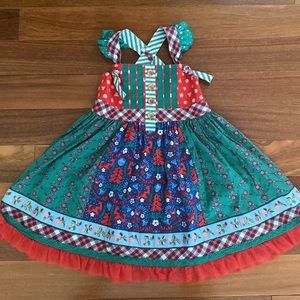 Matilda Jane Holiday Knot Dress Size 4